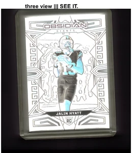 JALIN HYATT 2023 Panini Obsidian Electric Etch Silver #175 RC Rookie - Picture 1 of 6