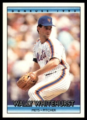 1992 Donruss #134 Wally Whitehurst New York Mets - Image 1 of 2