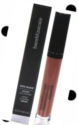 Laca labial BareMinerals Gen Nude charol PERFECTA 0,12 oz/3,7 ml NUEVA EN CAJA Foto 1 de 4