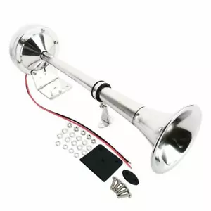 Altavoz compresor bocina trompeta aire único acero inoxidable barco ISURE MARINE 12v - Imagen 1 de 4