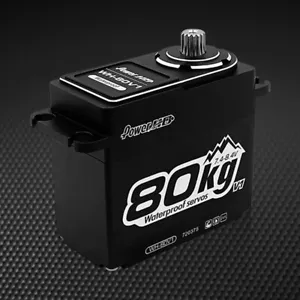 POWER HD WH-80V1 80KG High Torque 1111.0 oz / 0.16 Steel Gear 1/5th-1/6th Servo - Picture 1 of 4