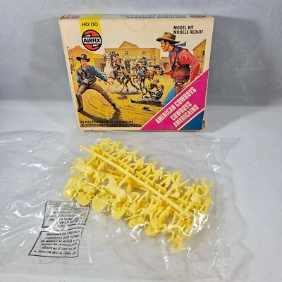 Figuras de colección Airfix S7 American Cowboys HO OO modelo tren gente 1707 Foto 1 de 4