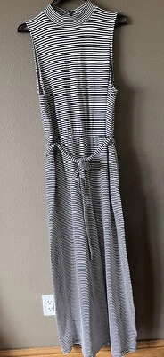 Mono Gap L Azul Marino/Blanco Rayas Verano Mameluco Algodón/Poliéster Pierna Ancha Sin Mangas Foto 1 de 4