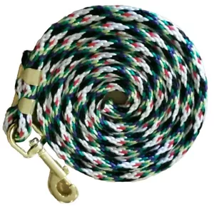Cuerda de plomo para caballo o poni miniatura de polietileno de nailon hecha en EE. UU. - Multi - Imagen 1 de 2