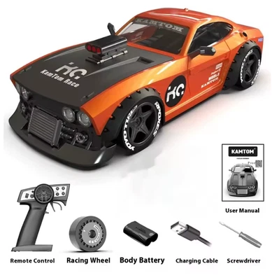 Kamtom KM3299 RC Drift Auto1:32 4WD High-Speed Rennwagen mit LED & Gyro Geschenk - Bild 1 von 3