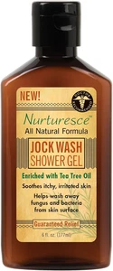 Nurturesce Jock Wash Gel Doccia, 6 Once Fluide - Olio Tea Tree Arricchito, Anti-Divertimento - Foto 1 di 12