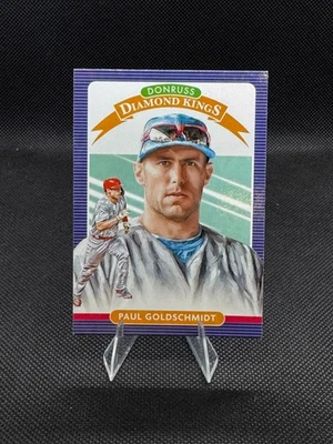 2020 Panini Donruss Diamond Kings Paul Goldschmidt  - Image 1 of 2