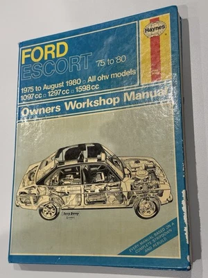 FORD ESCORT  MK2 -1097 cc 1297 cc 1598 cc (1975-80) HAYNES WORKSHOP MANUAL - Image 1 of 4