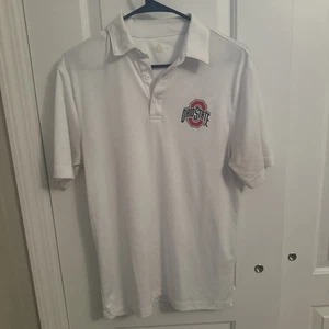 Ohio State Buckeyes Polo Damen S weiß OSU Performance - Bild 1 von 4