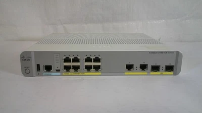 Cisco WS-C3560CX-8PC-S 8-Port Ethernet PoE Compact Switch  (B2318) - Image 1 of 4