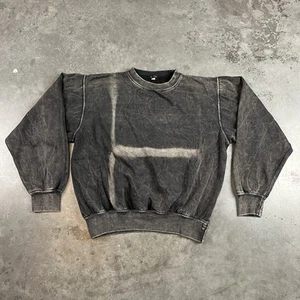 Sudadera Brandy Melville Mujer Pequeña Negra Desvanecida Estilo Vintage Usada - Imagen 1 de 19