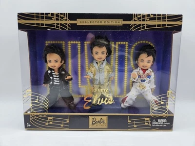 Tommy as Elvis Presley 3 Doll Collector Edition Barbie, 2003 Mattel B3465  - Image 1 of 4