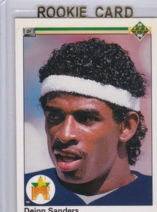 DEION SANDERS ROOKIE CARD Upper Deck STAR RC Football NFL Baseball COACH PRIME! - Picture 1 of 1