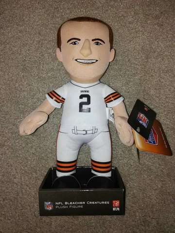 Bleacher Creatures NFL Cleveland Browns #2 Johnny Manziel Plush Figure Doll 10" Cover