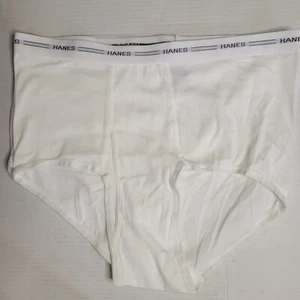 Hanes Comfort Flex Herren Slip weiß 100% Baumwolle Größe XXL 2XL normaler Schnitt 2pr - Bild 1 von 9