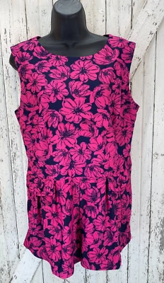  Pantalones Cortos Mameluco Argeh Poliéster Una Pieza Con Bolsillos Mujer Talla Grande Foto 1 de 4