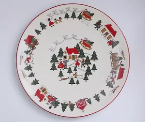 Mason's Christmas Village 12" Kuchenteller Marsten Mandrajji England TOP - Bild 1 von 7