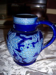 pichet grès ALSACE signé PAUL SCHMITTER ht 11.5 cm - Photo 1/7