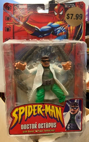 Toybiz Spider-Man Classics Doctor Octopus w/ Bend 'n Pose Tentacles Figure 2004 Cover