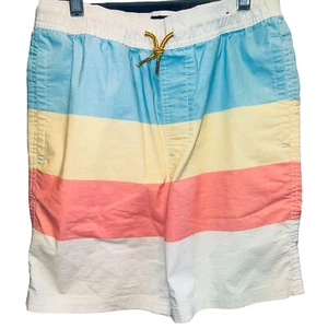 Valor Youth Swim Trunks Yellow Orange Teal Ivory Size Small - Picture 1 of 9