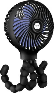 Mini Handheld Stroller Fan Personal Portable Baby Fan with Flexible Tripod 2024 - Picture 1 of 6