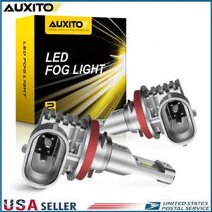Auxito H11 H8 H9 LED Fog Light Bulbs Switchback Yellow White Dual Color H16 E - Picture 1 of 10