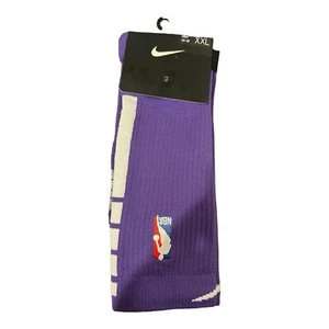 NBA Authentic Purple White-Striped Over Calf Socks Size: 2XL PSK658-505 (11) - Picture 1 of 2