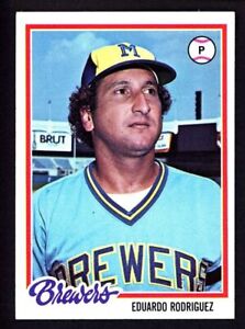 1978 Topps #623 Eduardo Rodriguez - Milwaukee Brewers - NM - ID089
