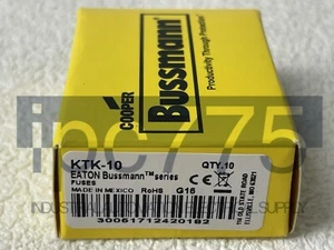 10 piece Bussmann KTK-10 10 Amp Extreme Electronic Quick Replenishment Electric - Picture 1 of 4