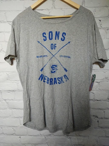 NCAA Alma Mater Creighton Blue Jays Recycled T-Shirt Men's Large Brand NEW Cover