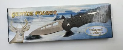 Cubiertos cola blanca.     Lote de 11 cuchillos cerrados con bloqueo trasero de 4,5 pulgadas Foto 1 de 2