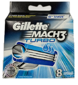 Gillette Mach3 Turbo Herren Rasierklinge Minen - 8 Patronen