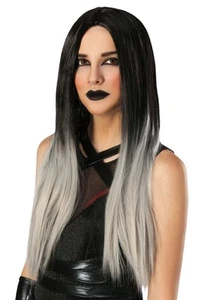 Women's Black and Grey Ombre Wig - Picture 1 of 1