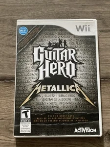 Guitar Hero: Metallica (Nintendo Wii, 2009) COMPLETO EN CAJA - Imagen 1 de 5