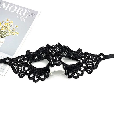 1pc Black Lace Mask Sexy Masquerade Eye Face Eyemask Women Party Halloween H - - Image 1 of 4