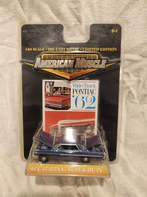2001 Ertl Collectibles 美国肌肉:'62 Pontiac Catalina Super Duty 全新带盒 — 第 1/2 张图片