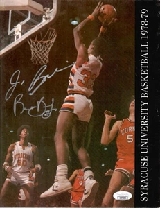 JIM BOEHEIM+ROOSEVELT BOUIE SIGNED 1978-79 SYRACUSE BASKETBALL MEDIA GUIDE   JSA - Picture 1 of 1