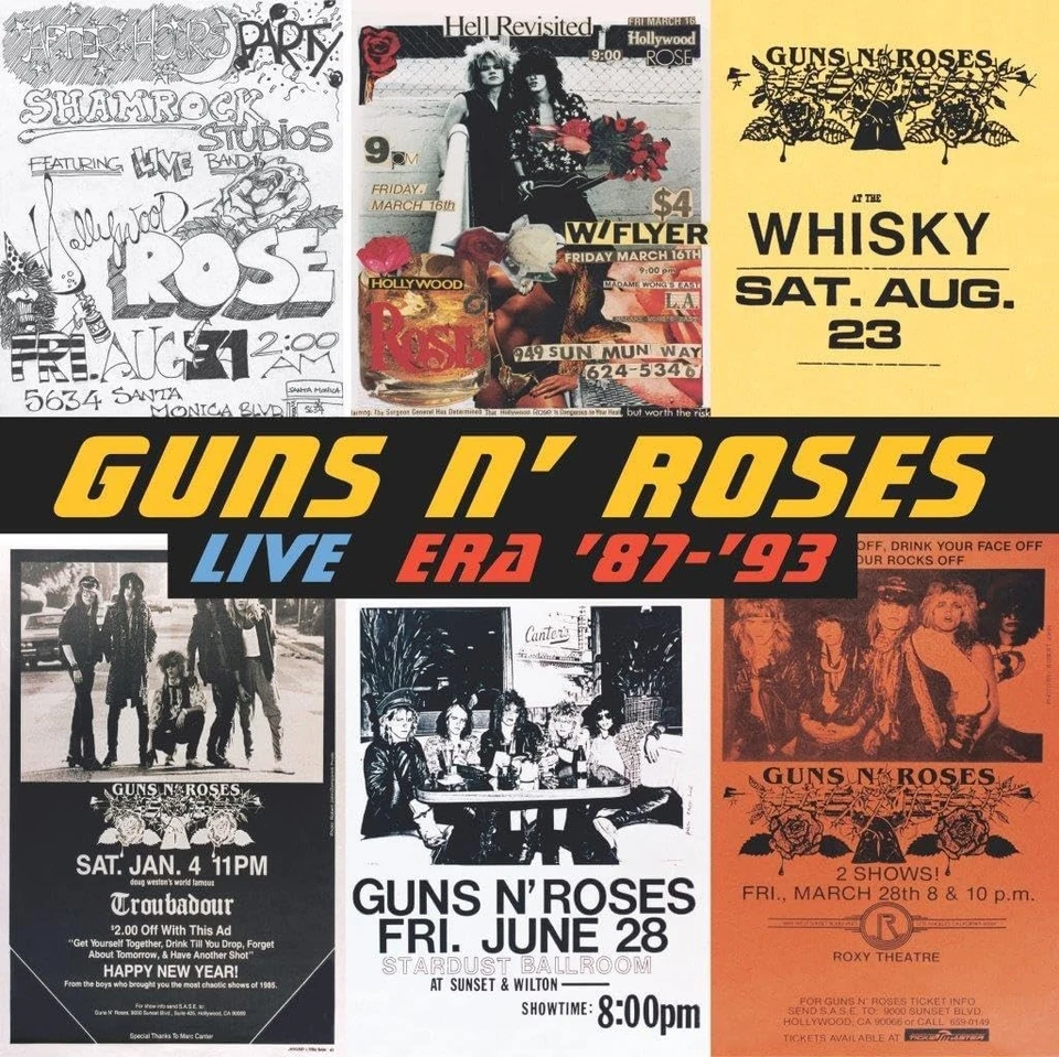 Gun N' Roses Live Era '87-'93 Япония Эксклюзив 2SHM CD Ремастеринговое Издание - Изображение 1 из 1
