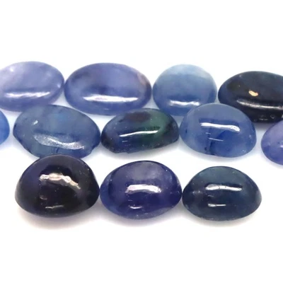 19,23 карата Овальный кабошон с подогревом 12 шт. синий сапфир Мадагаскар - Изображение 1 из 4