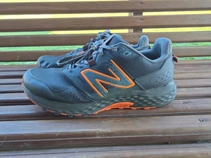 New Balance T410 Mens Trail Running Shoes Black Gray Orange Size 12 4E - Picture 1 of 8