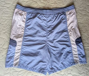 grey and blue, Speedo mesh lined swim/beach/summer shorts, men's size medium - Picture 1 of 3