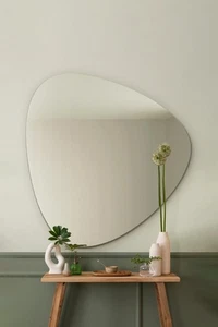 The Lapis New Extra Large Frameless Pond Mirror - 43"x 37" (110x95cm) - Picture 1 of 4