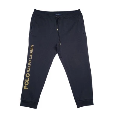 Pantalones deportivos de diseñador Polo Ralph Lauren para hombre 1XB negros y dorados Foto 1 de 4