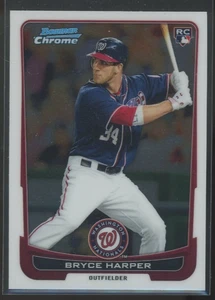 Bowman Chrome 2012 - Bryce Harper #214 novato RC Nationals/filis - Imagen 1 de 2