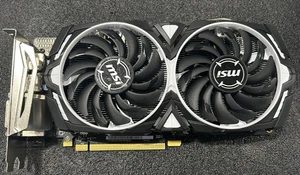MSI RADEON RX 570 ARMOR 4GB GPU - BLACK/SILVER - Picture 1 of 5