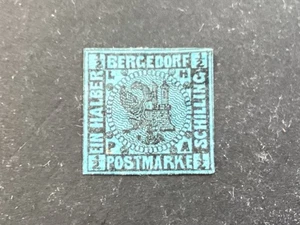 ICOLLECTZONE Germany Bergedorf 1 VF hinged - Picture 1 of 2