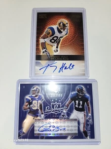 Torry Holt Bowman Reserve AUTO/ Isaac Bruce UD Pros & Prospects AUTO Lot Of 2 - Picture 1 of 12