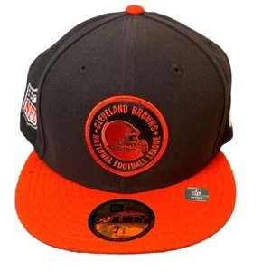 New Era 59FIFTY Cleveland Browns Hat Cap Size 7 1/2 NFL On field headwear NWT - Picture 1 of 4