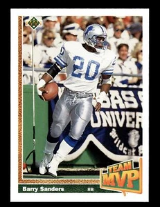 Barry Sanders 1991 Upper Deck #458 casi nuevo o mejor - Imagen 1 de 2