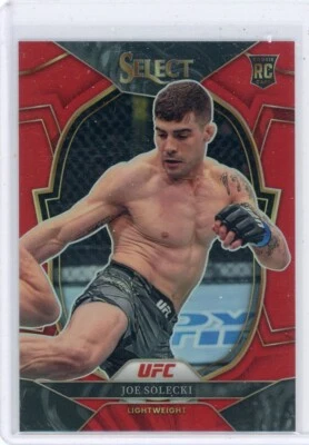 2023 Select UFC Prizm Red /175 Rookie JOE SOLECKI No. 76! - Image 1 of 2